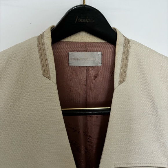 Zadig and Voltaire cream blazer - Picture 6 of 6